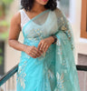 Decendants Of Fall's (Colors As You Like) Pure Organza Saree