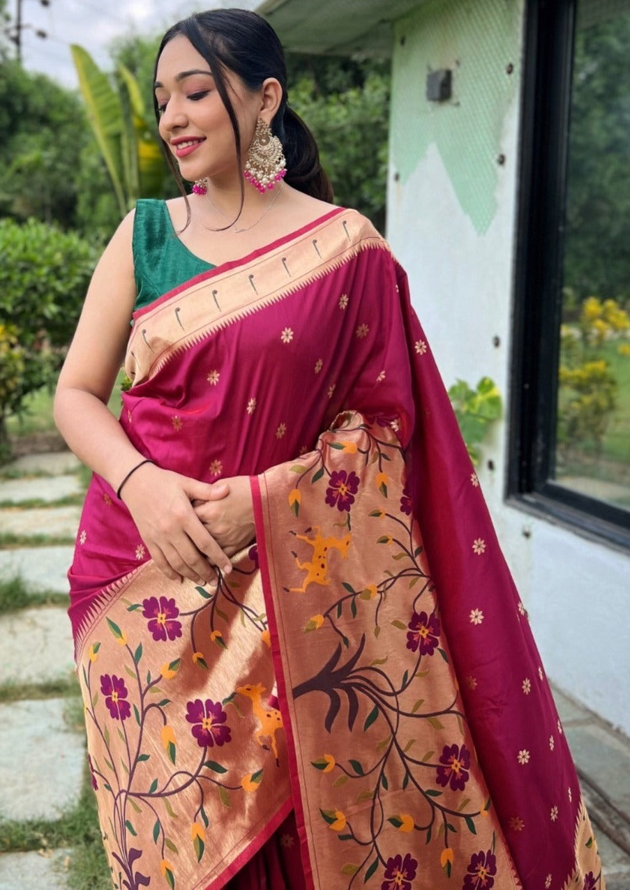 Manmohini - A Beautiful Paithani Saree