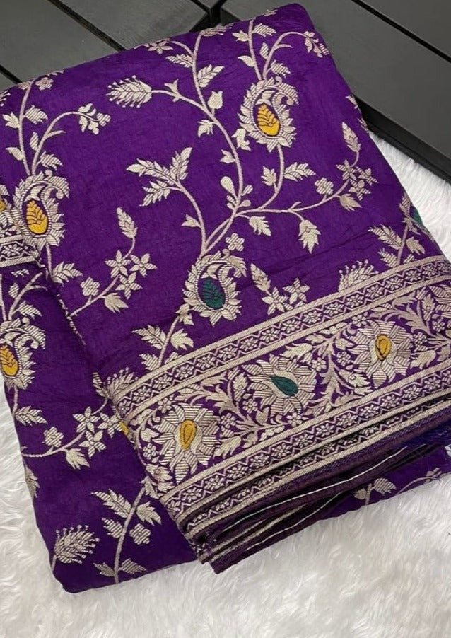 Way to Beauty - A khaddi Georgette Silk Saree