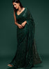Picture Perfect - Sequins Saree(Queen In Green)
