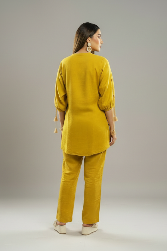 Balloon sleeves Co-Ord Set