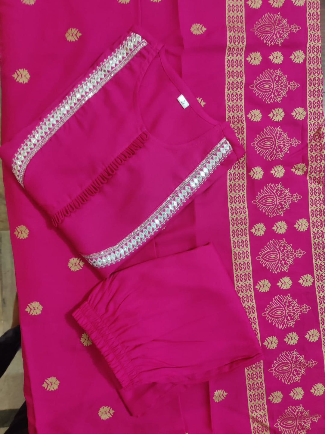 Reflection of Pink  -Designer Suit Set