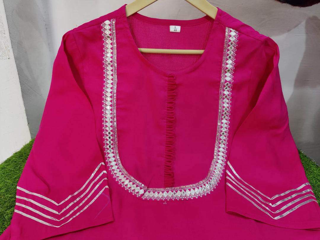 Reflection of Pink  -Designer Suit Set