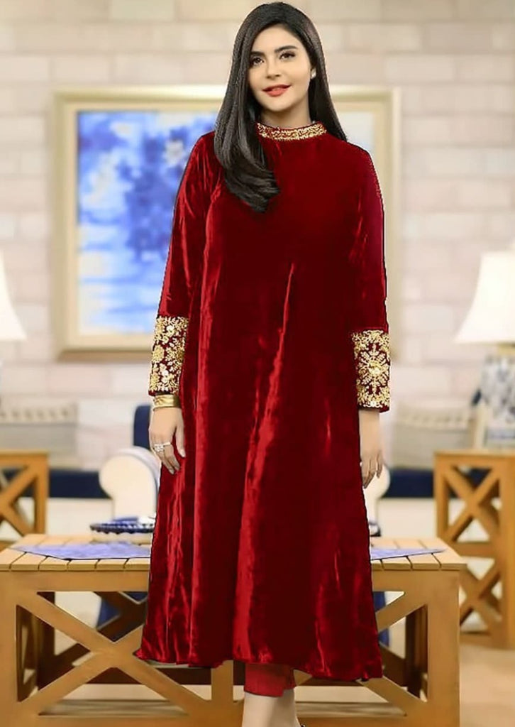 Velvet - Digital Print - Salwar Kameez: Buy Designer Indian Suits for Women  Online | Utsav Fashion