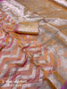 Feather Bed-Banarasi Silk Saree(Orange)
