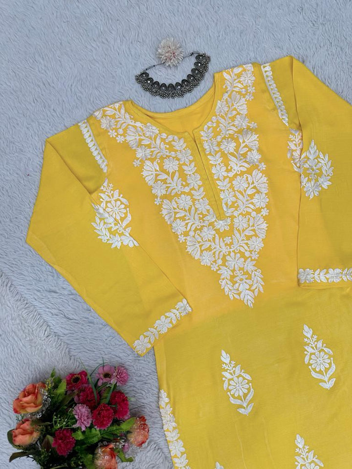 Fashion Portion - Suit Set(Yellow Irony)