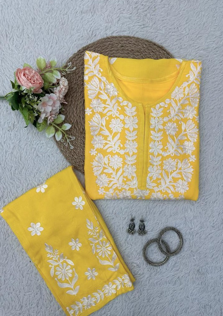Fashion Portion - Suit Set(Yellow Irony)