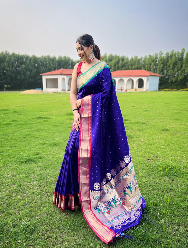 Ganga Yamuna- A Luxurious Paithani Saree