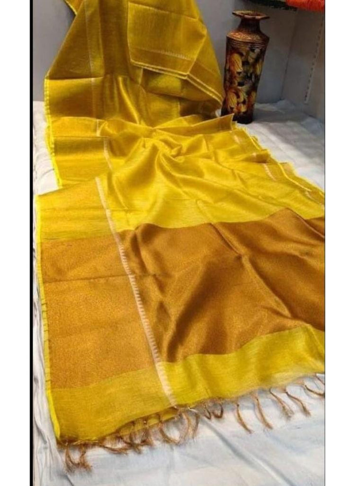 Manohari (Pure Tissue Linen Saree)