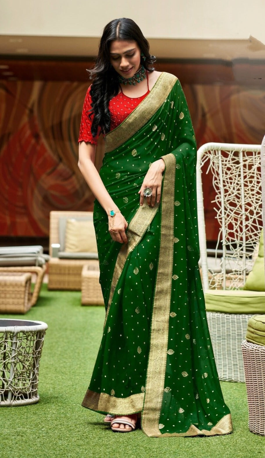 Last But Not The Least (5 Georgette sarees)