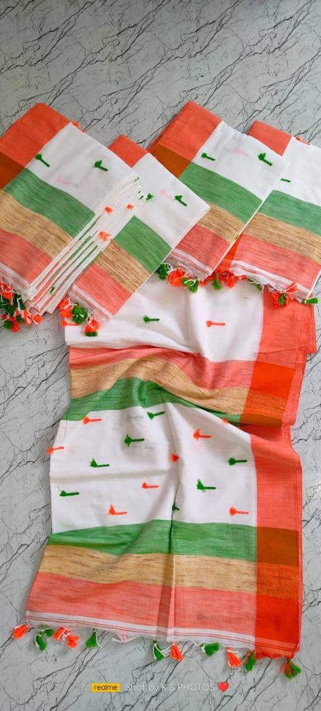 Celebrating Our Nation-  Republic day Special Day Saree