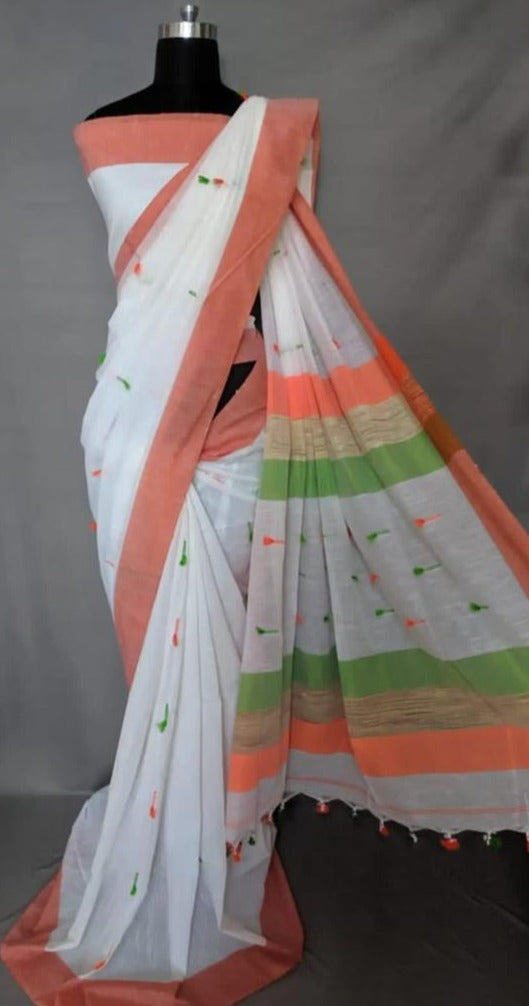 Amar Bharat – Independence Day Special Khadi Cotton Saree
