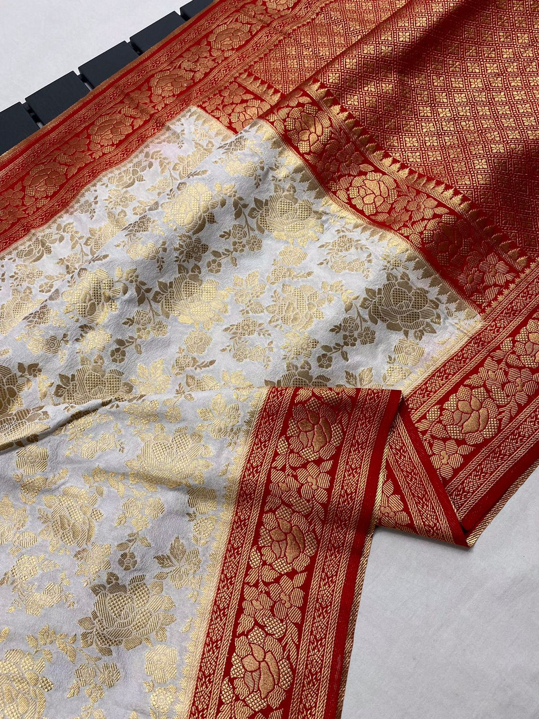 Preciously Kept In Georgette (Banarasi Silk)Saree