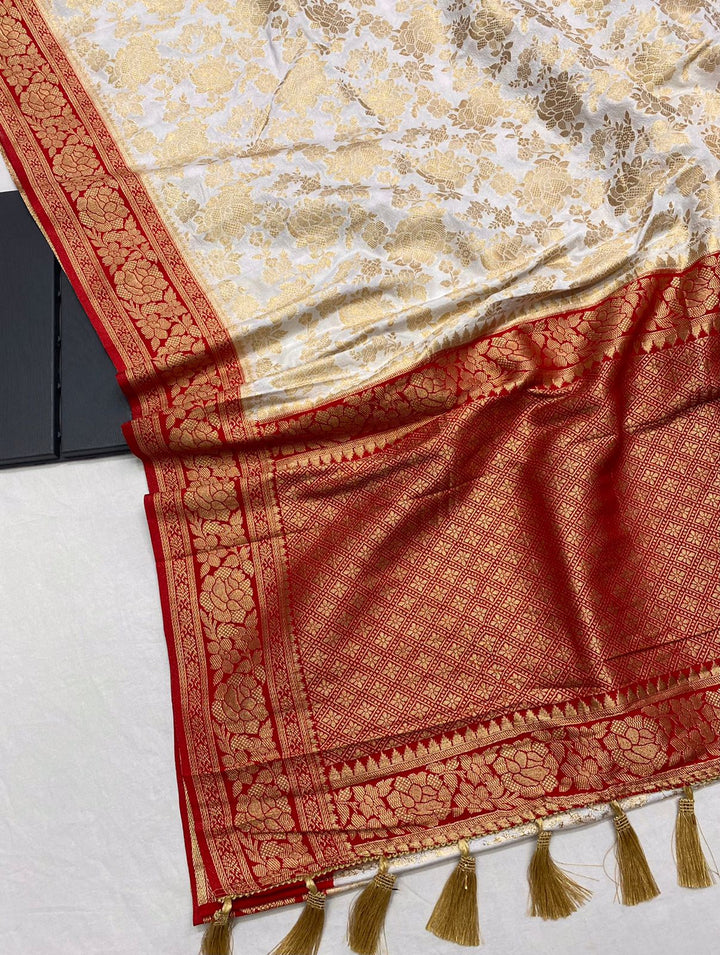 Preciously Kept In Georgette (Banarasi Silk)Saree