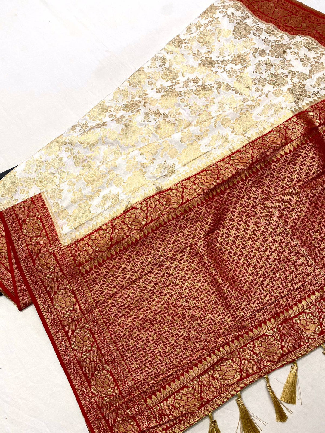 Preciously Kept In Georgette (Banarasi Silk)Saree