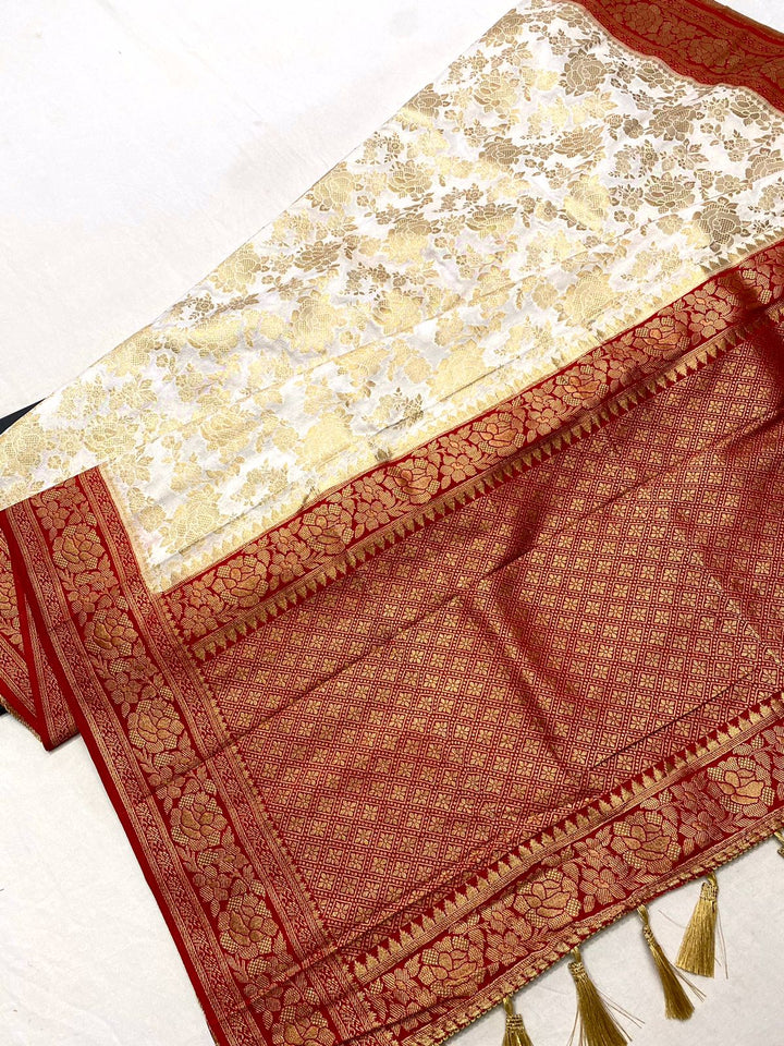 Preciously Kept In Georgette (Banarasi Silk)Saree