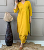 Satire Of Attire Kurti Set(Jolly Yellow)