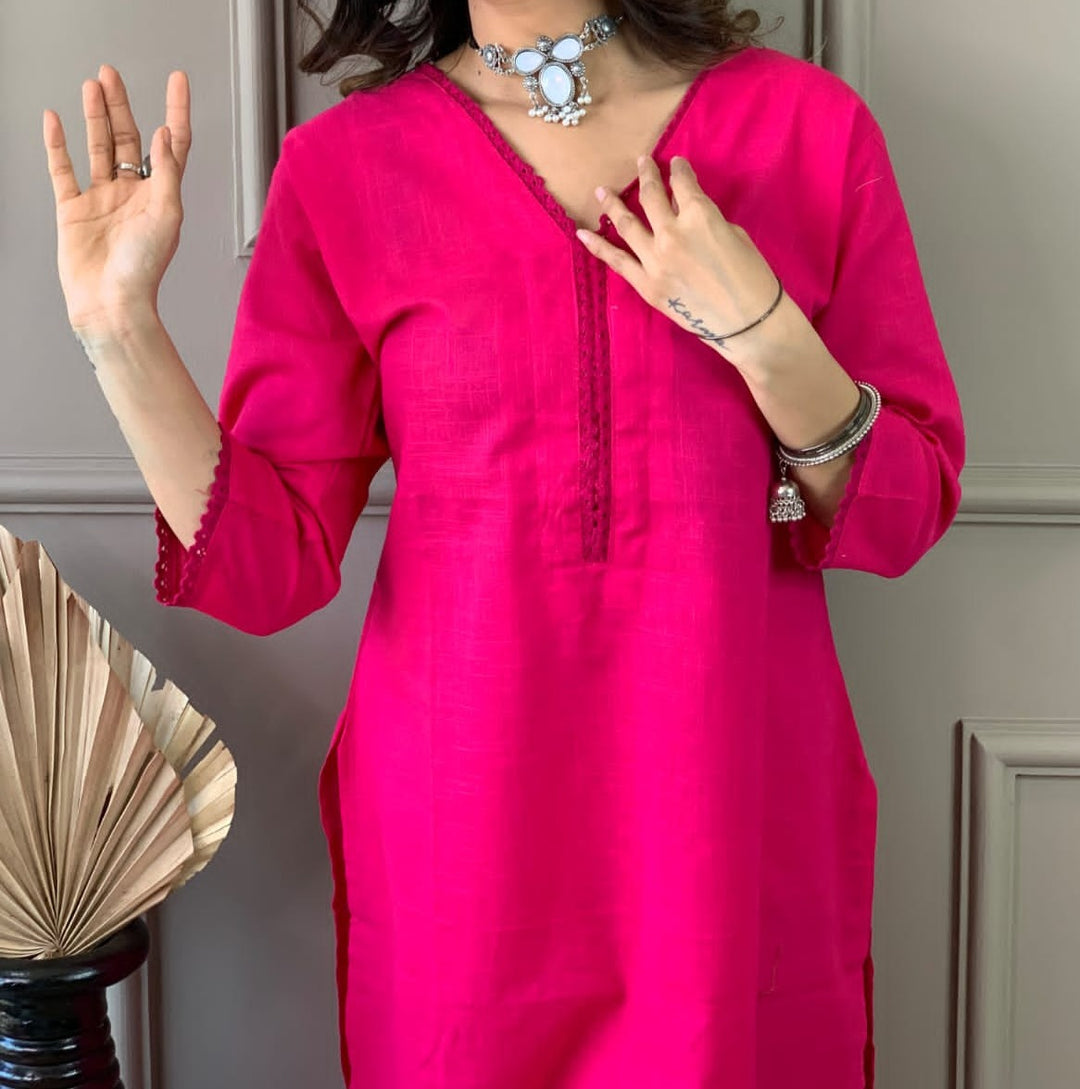 Satire Of Attire Kurti Set( Wacky Color)