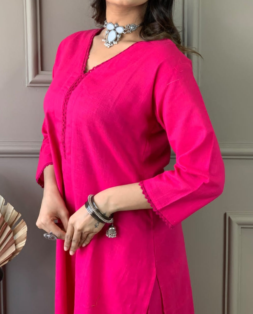 Satire Of Attire Kurti Set( Wacky Color)