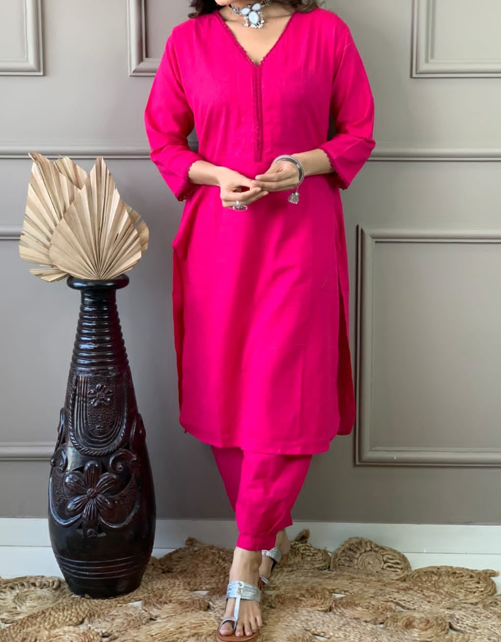 Satire Of Attire Kurti Set( Wacky Color)