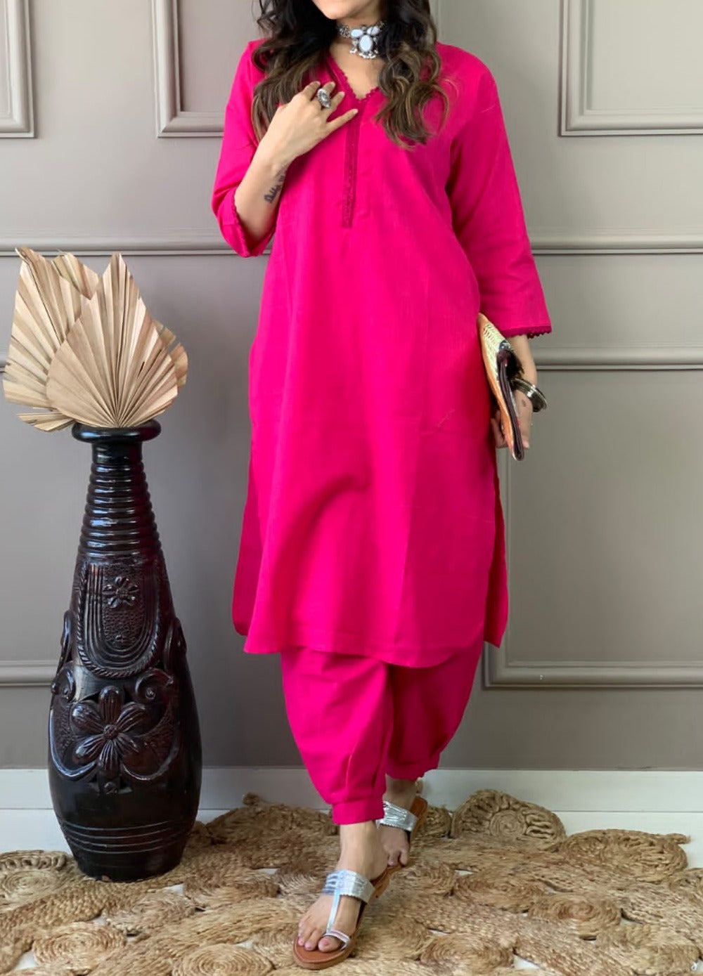 Satire Of Attire Kurti Set( Wacky Color)