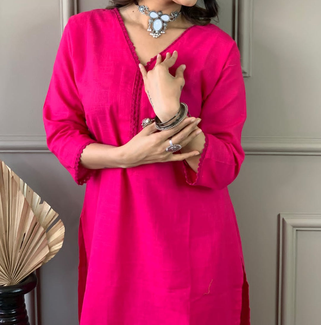 Satire Of Attire Kurti Set( Wacky Color)