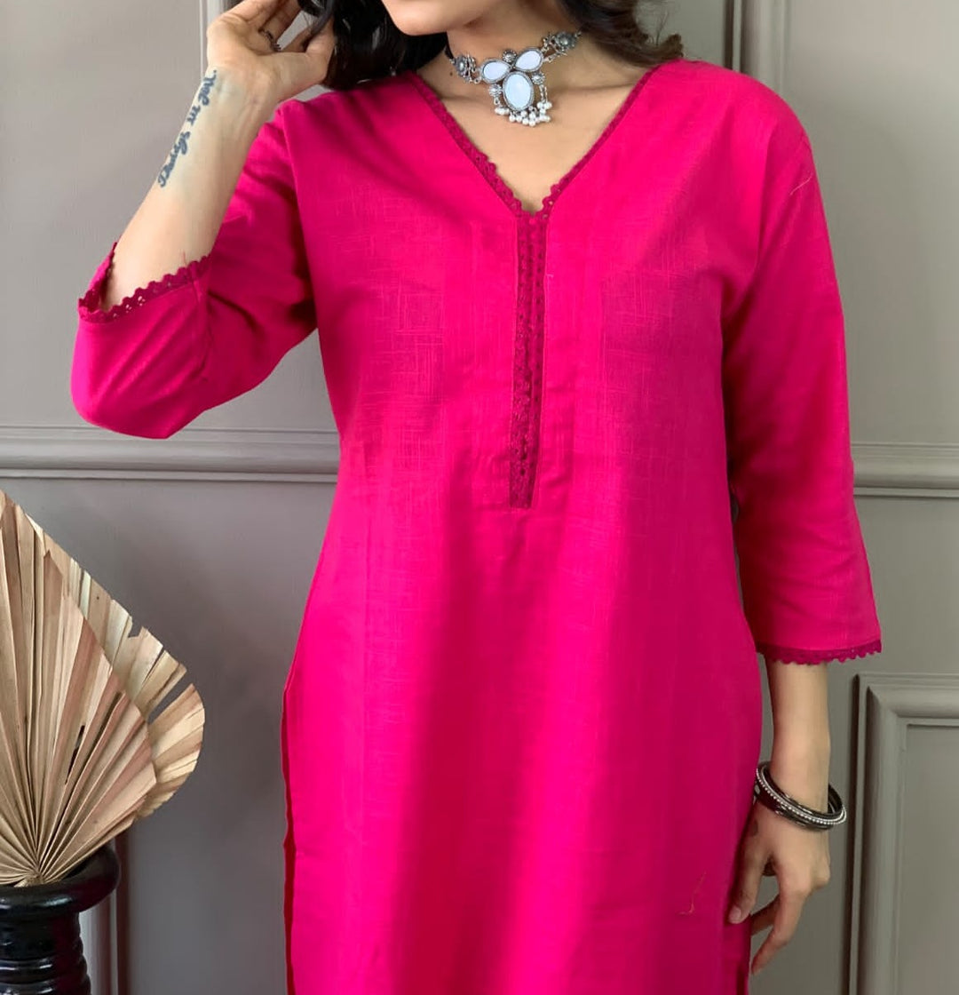 Satire Of Attire Kurti Set( Wacky Color)