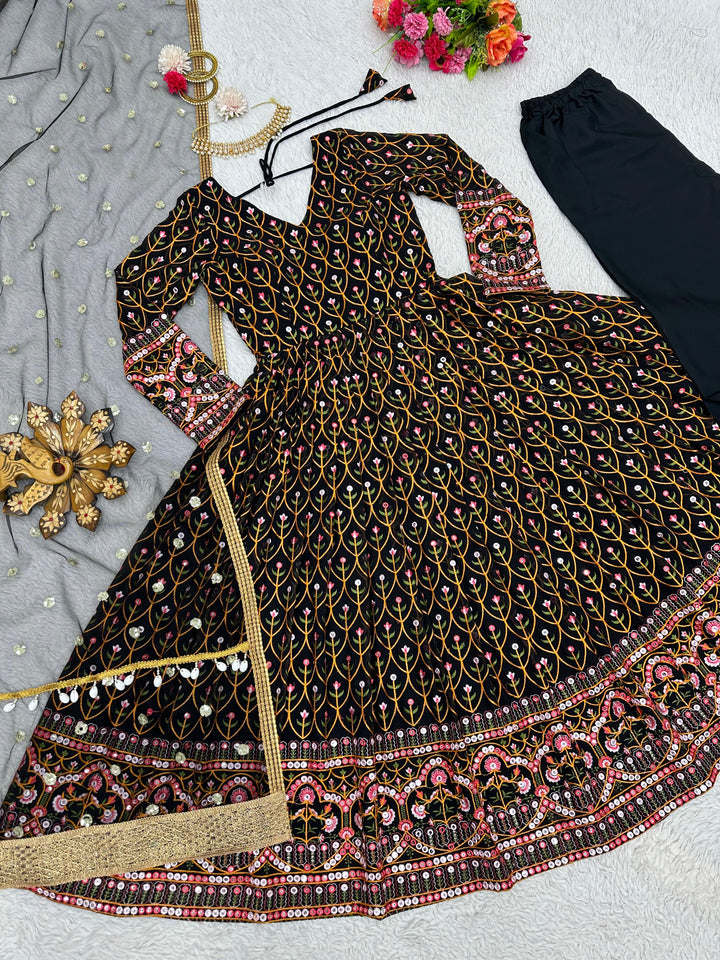 Check And Mate -Anarkali Suit Set(Trendy)