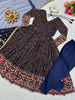 Check And Mate-Anarkali Suit Set(Classical)