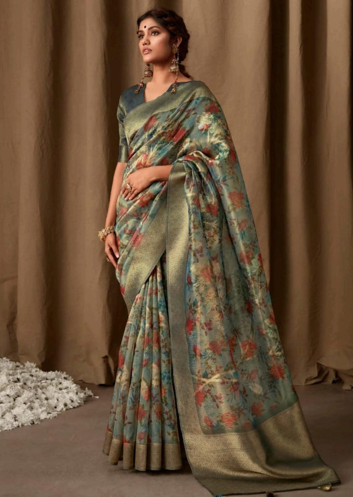 Navya - Purely Praising (Designer Linen Saree)