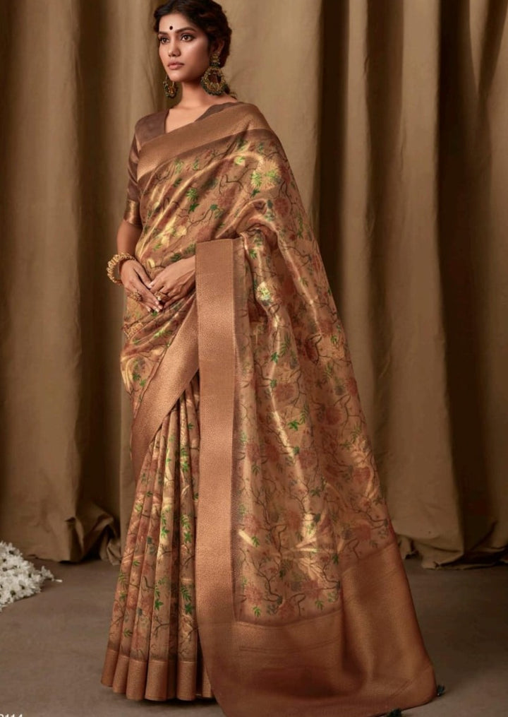 Navya - Purely Praising (Designer Linen Saree)