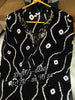 Manifestation Of Bandhej(Fascinating Black)Kurti  Set