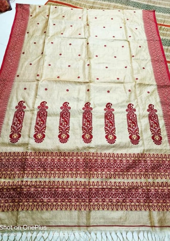 Kalyanmayi - Divine Look Tussar Saree