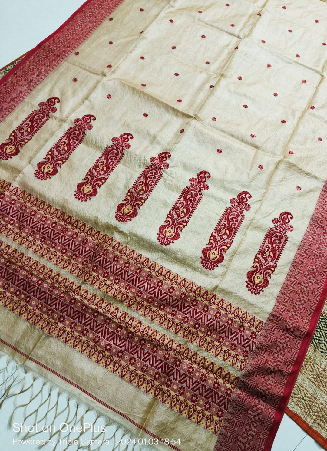 Kalyanmayi - Divine Look Tussar Saree