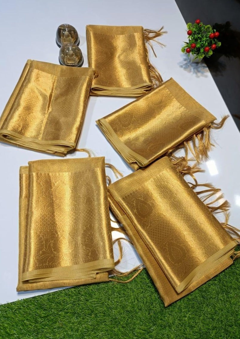 Pure Banarasi Tissue Saree