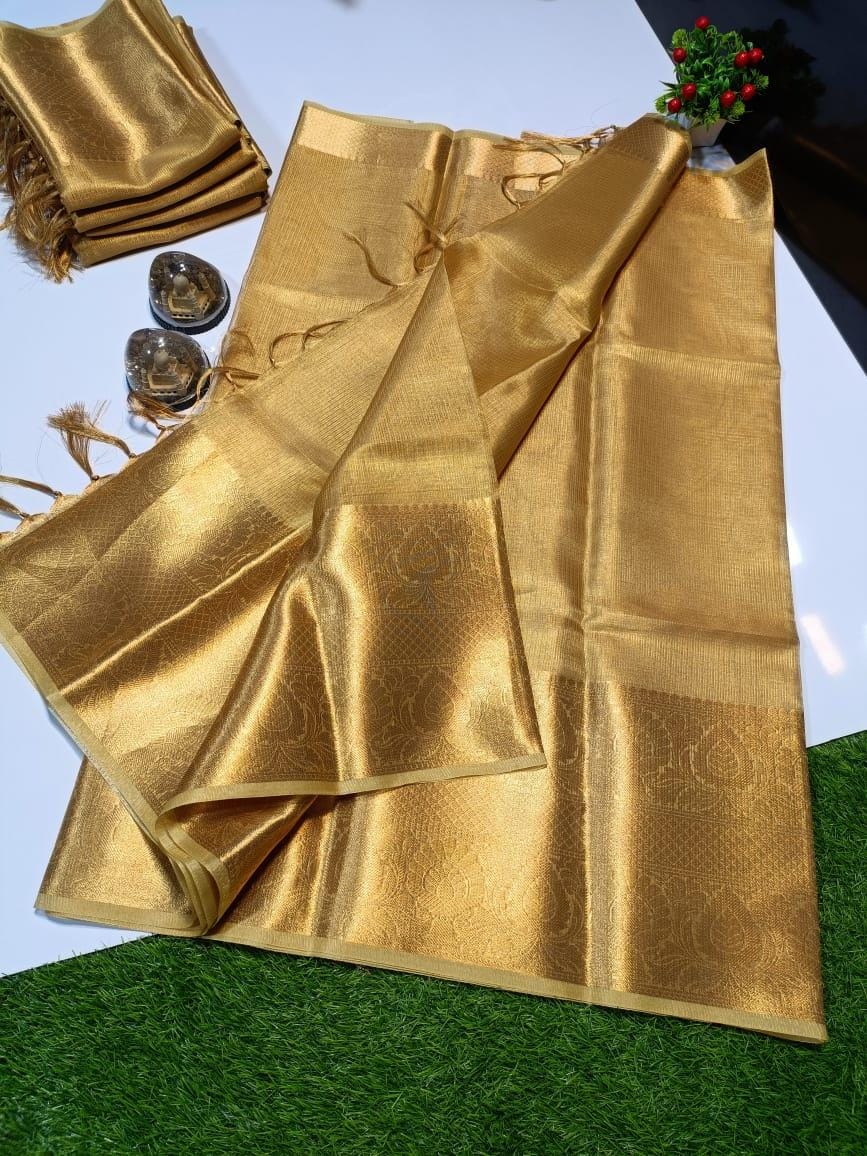 Pure Banarasi Tissue Saree