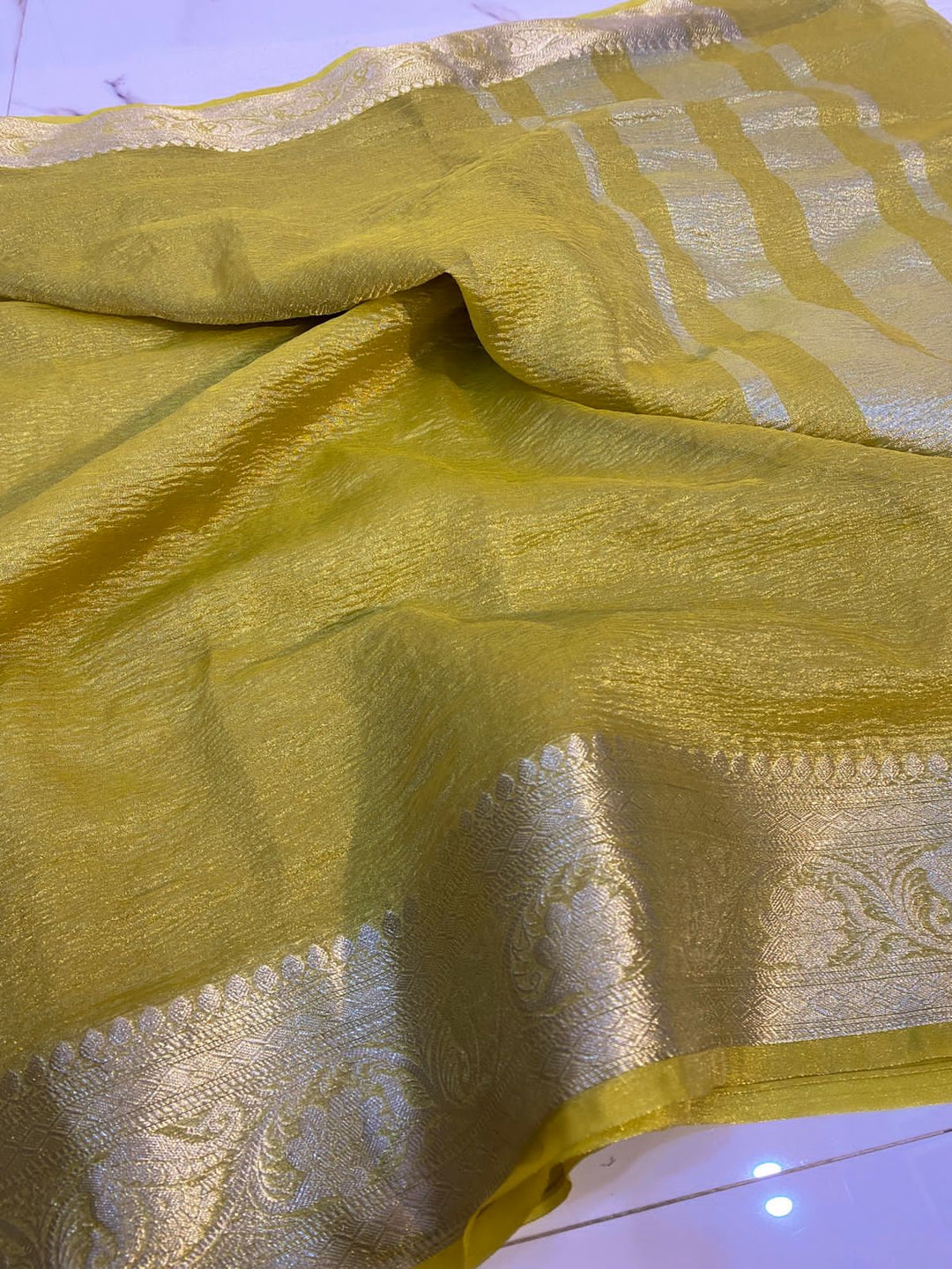 Draping By Yours - Crushed Tissue Silk