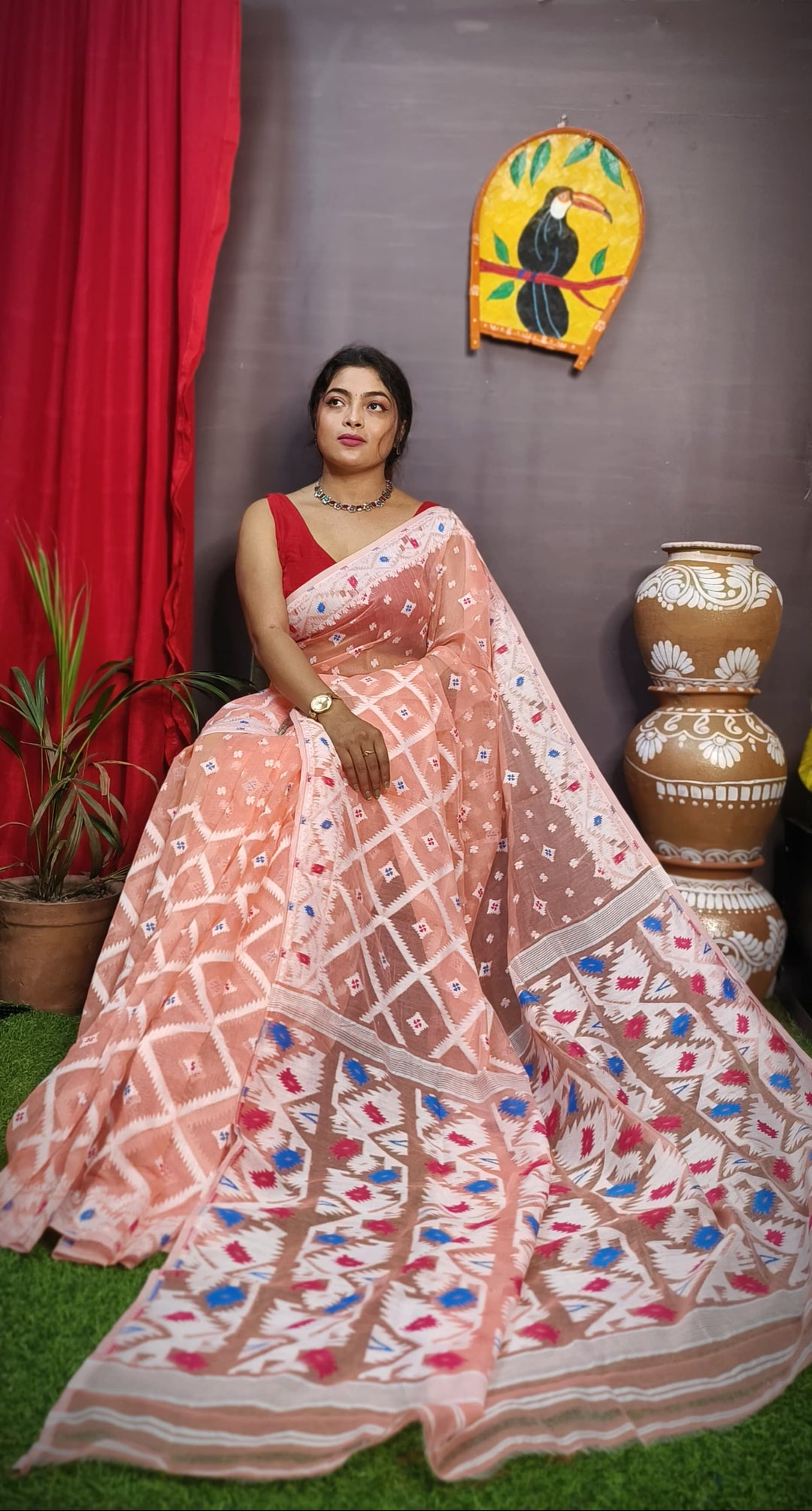 Badhu Baran Special Dhakai Saree