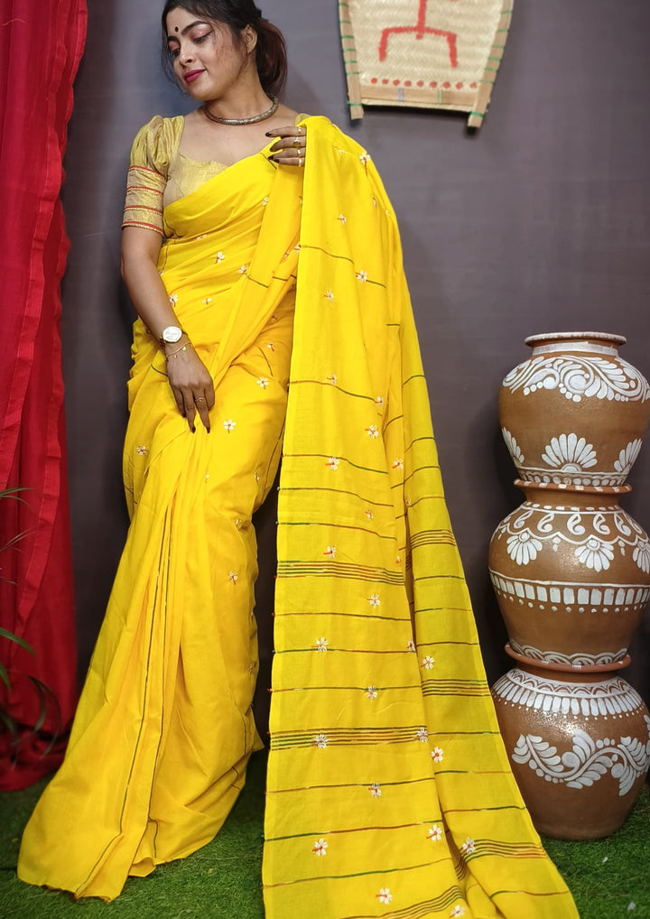 Sanchayita- Bengal khadi Saree