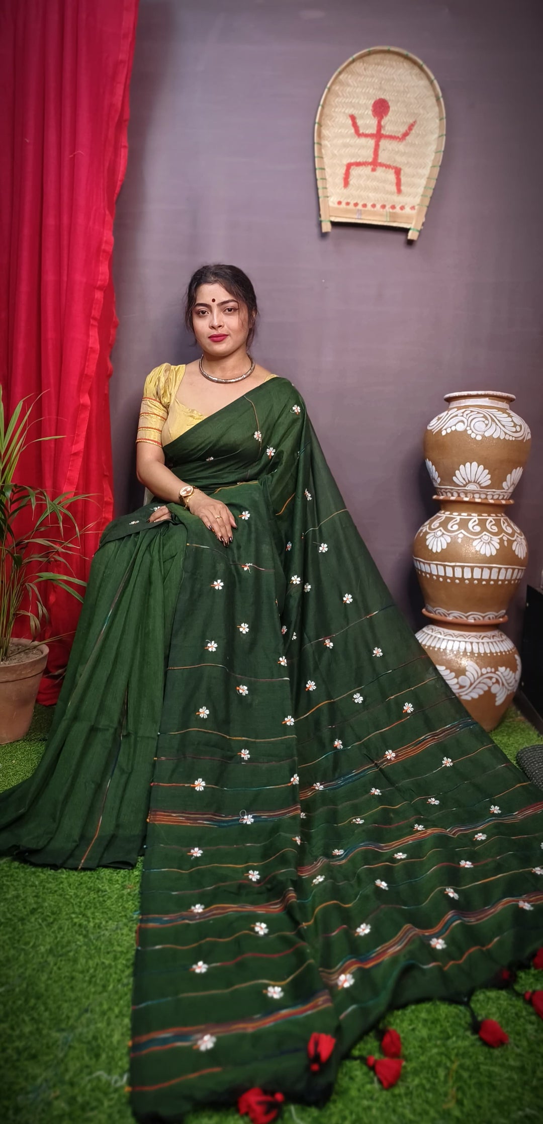 Sanchayita- Bengal khadi Saree