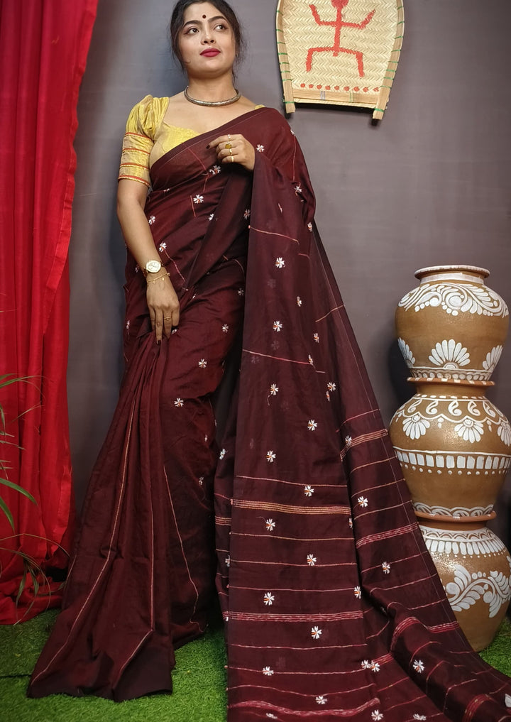 Sanchayita- Bengal khadi Saree