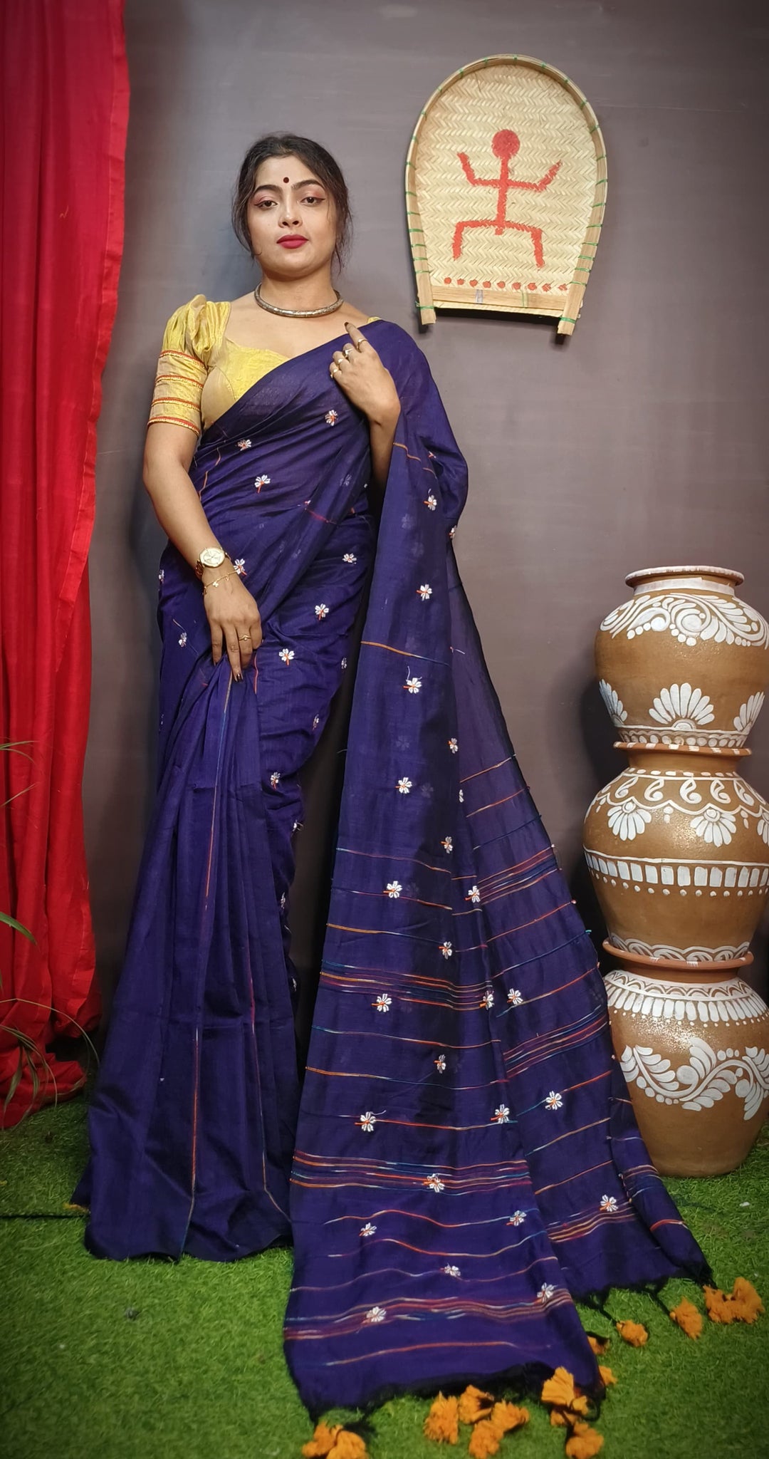 Sanchayita- Bengal khadi Saree