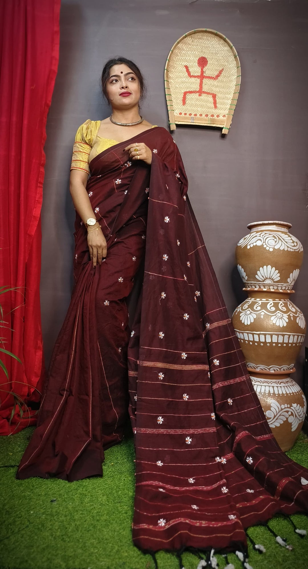 Sanchayita- Bengal khadi Saree