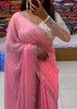 Opus Magnum -An Incredible Georgette Saree(Positive Pink)