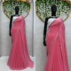 Opus Magnum -An Incredible Georgette Saree(Positive Pink)