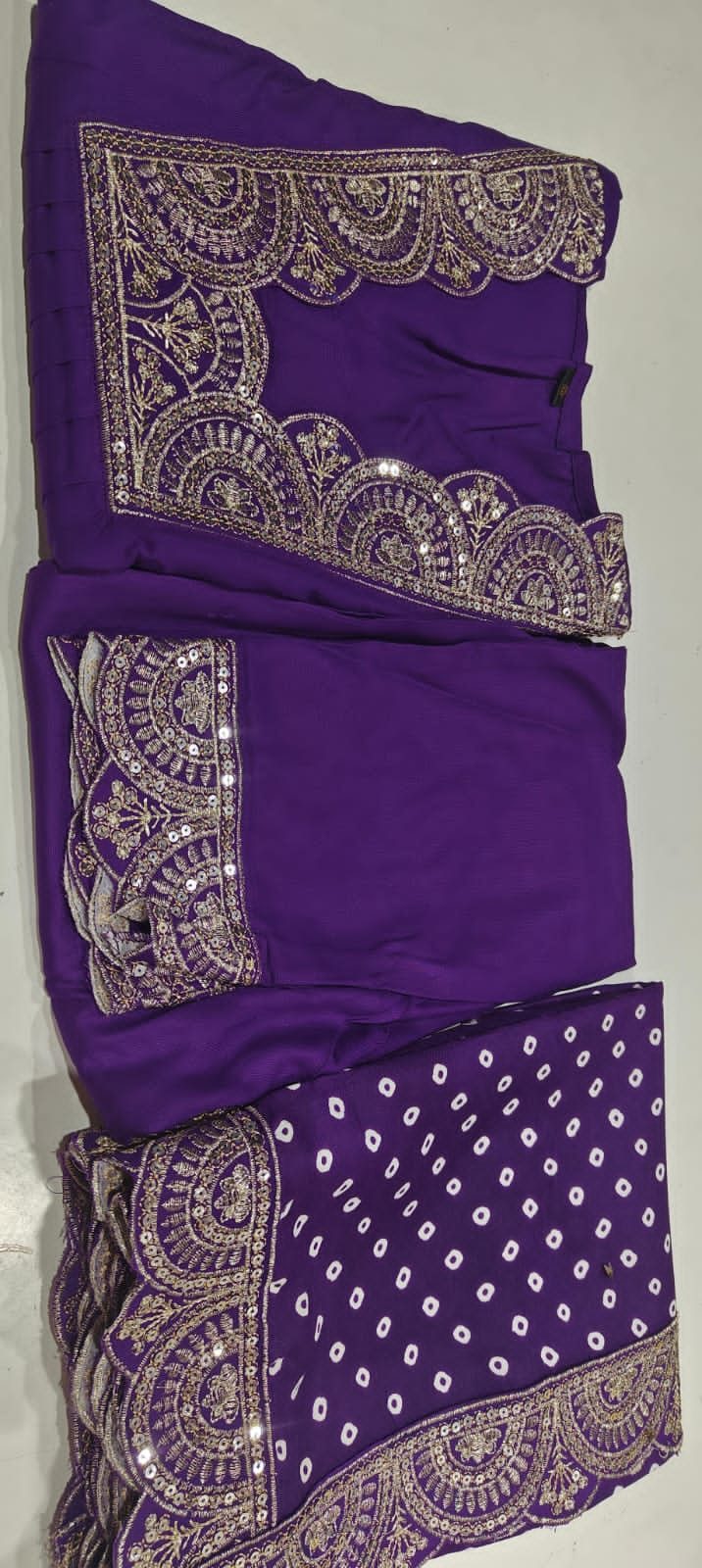 Purplish Thought -Designer Suit Set