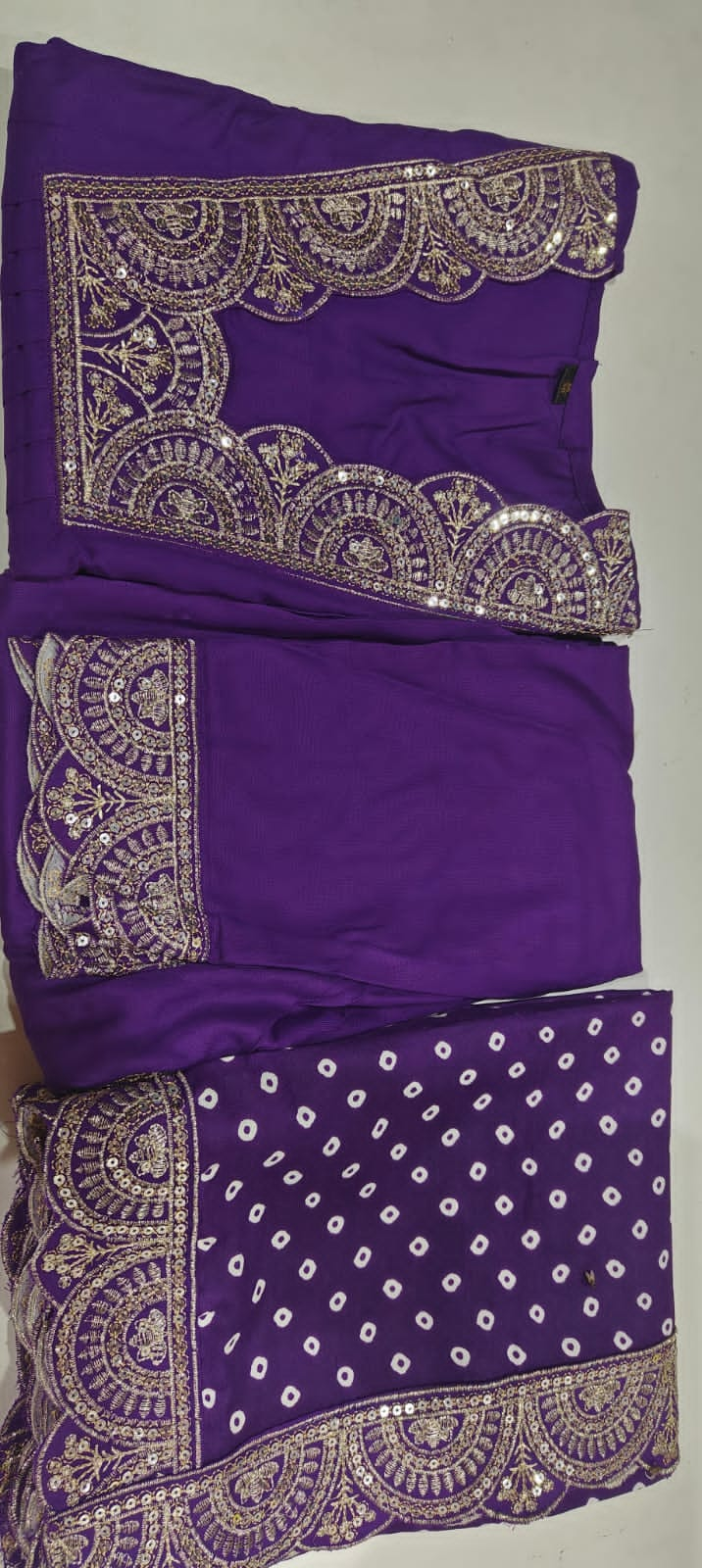 Purplish Thought -Designer Suit Set