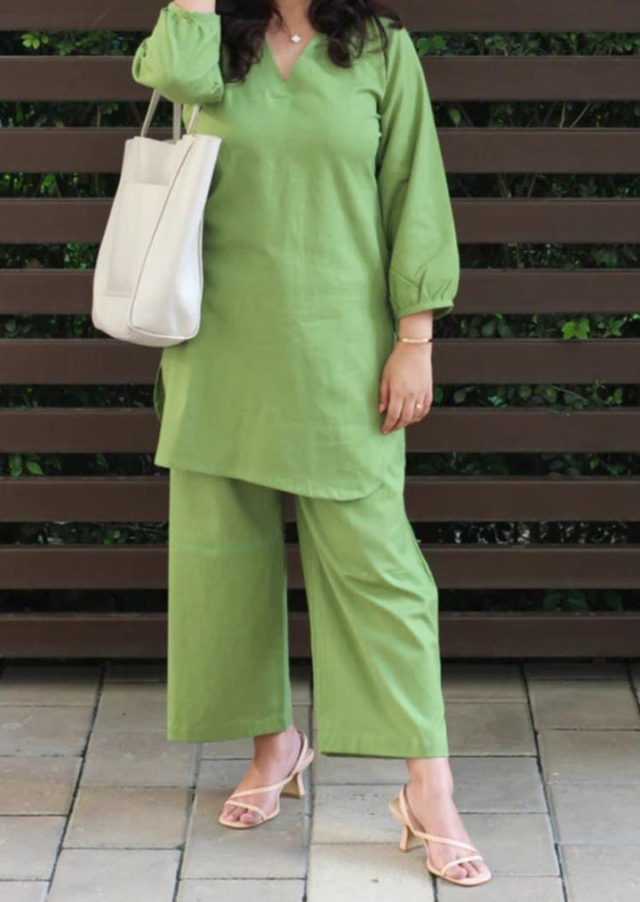 Work Time - Cotton Pant Set