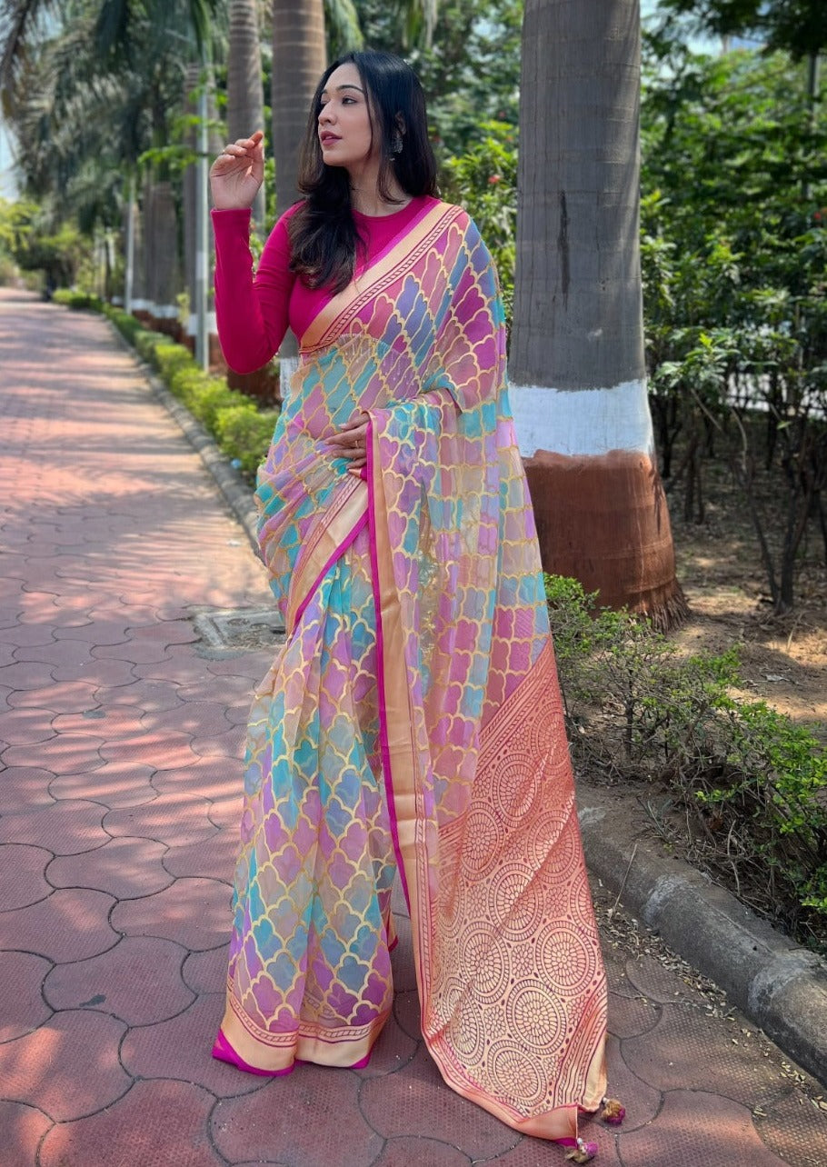 A Summer's Smile- Brasso Saree