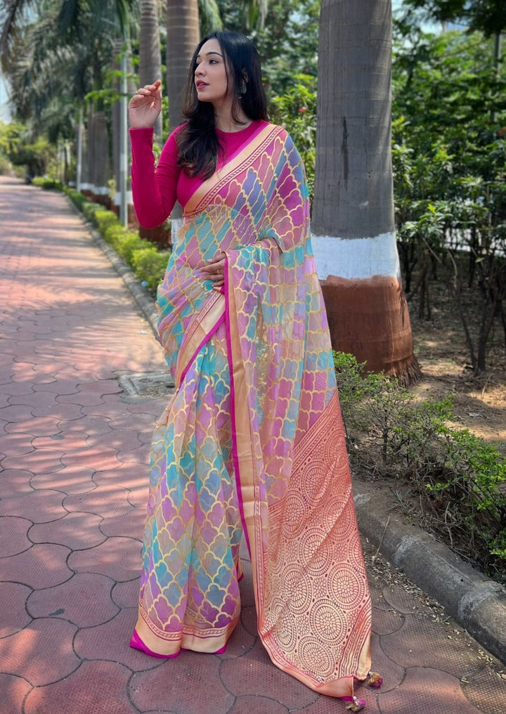 A Summer's Smile- Brasso Saree